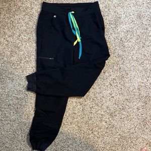 Figs Black/Citron Zamora Joggers